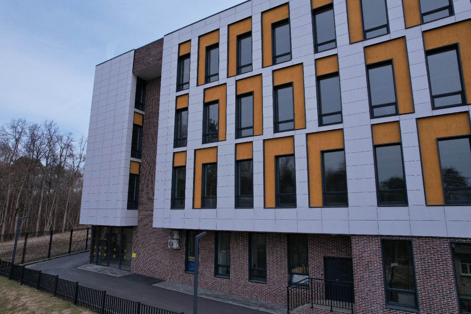 гимназия 4 в лыткарине,видео с коптера,