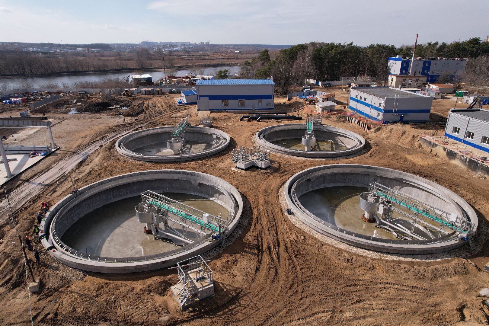 очистные в лыткарине, экология лыткарино,видео с коптера,