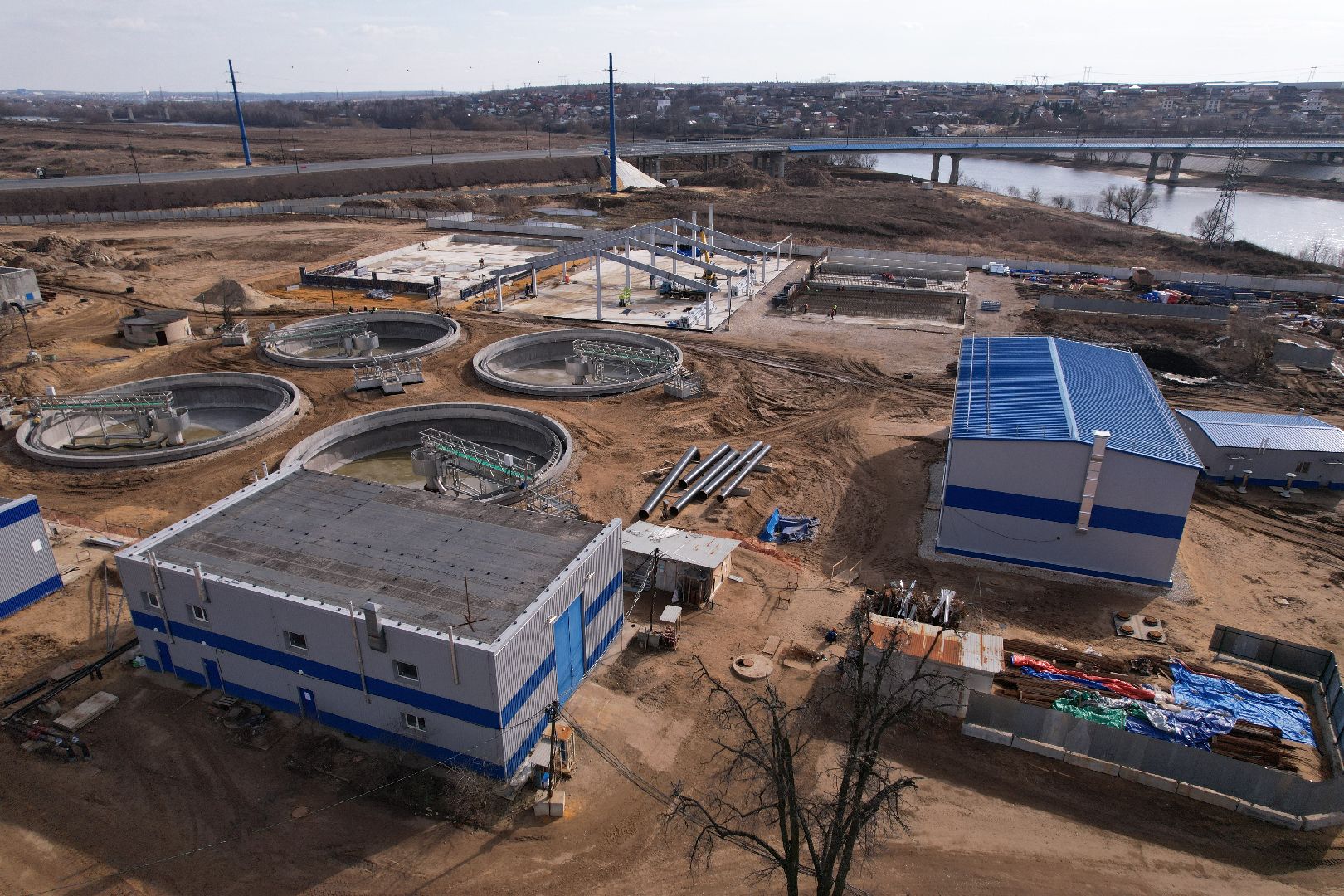 очистные в лыткарине, экология лыткарино,видео с коптера,