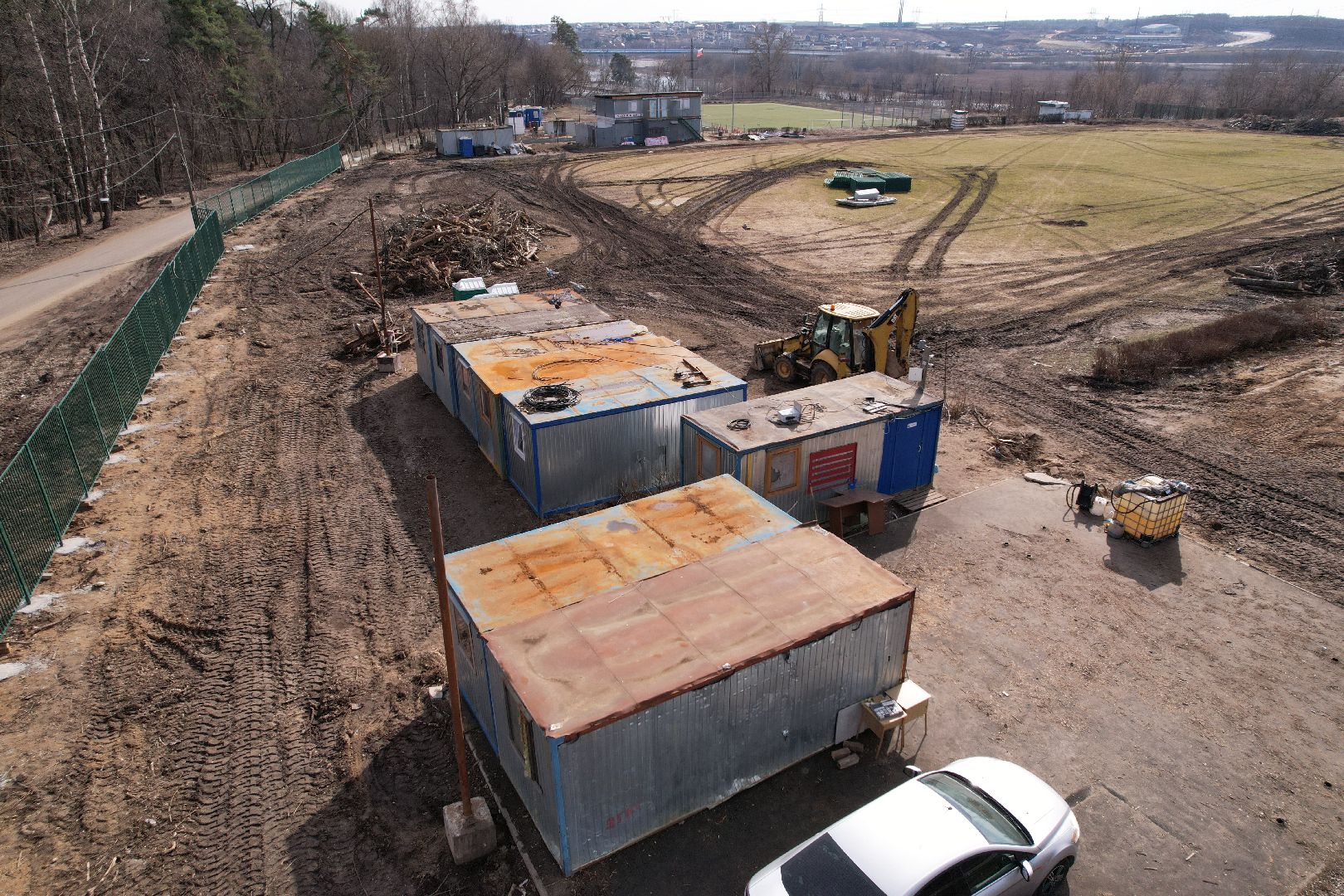 стадион полет, ремонт стадиона в лыткарине,видео с коптера,