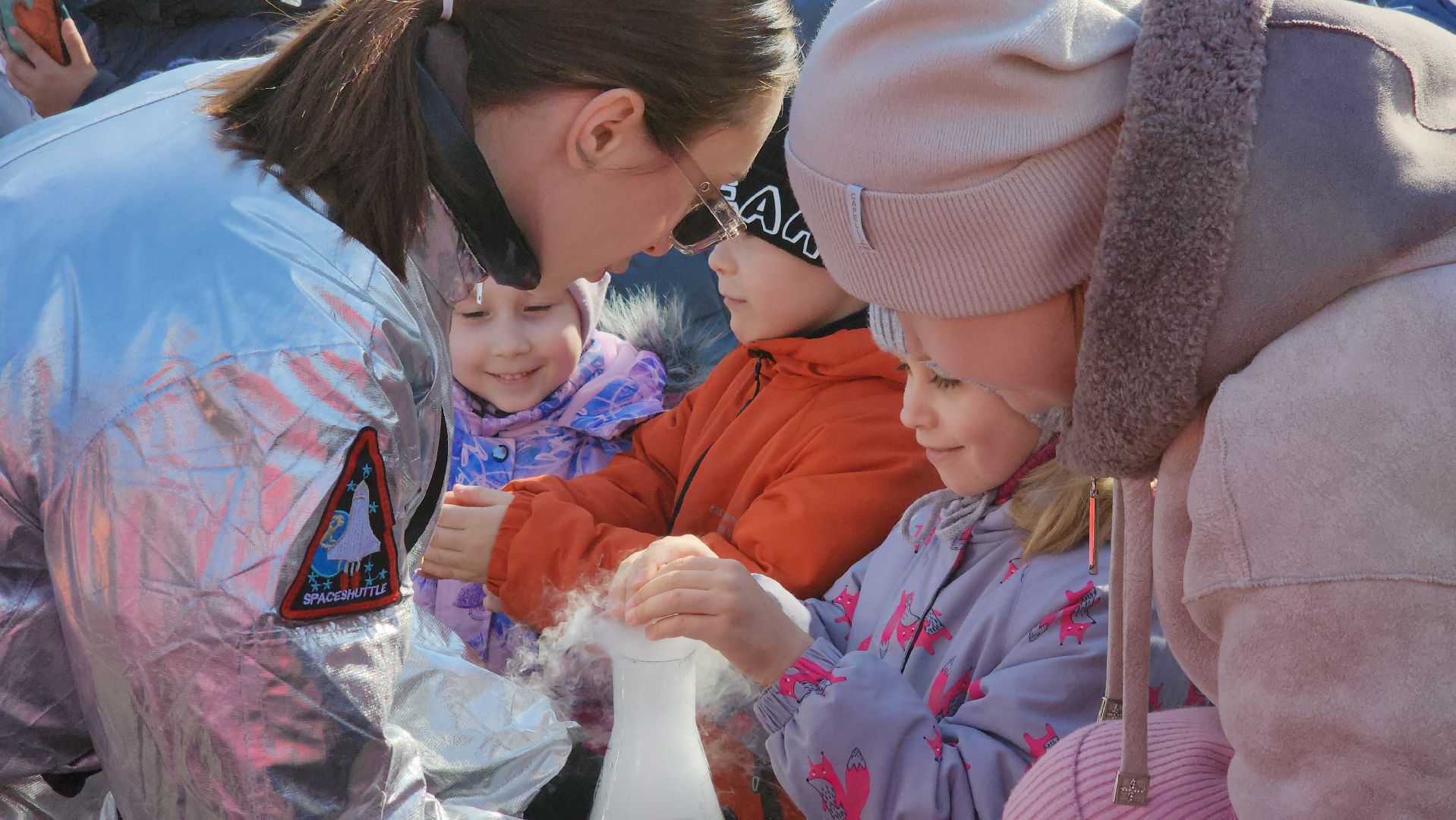Химическое шоу, развлекательная программа, День космонавтики, щёлково,