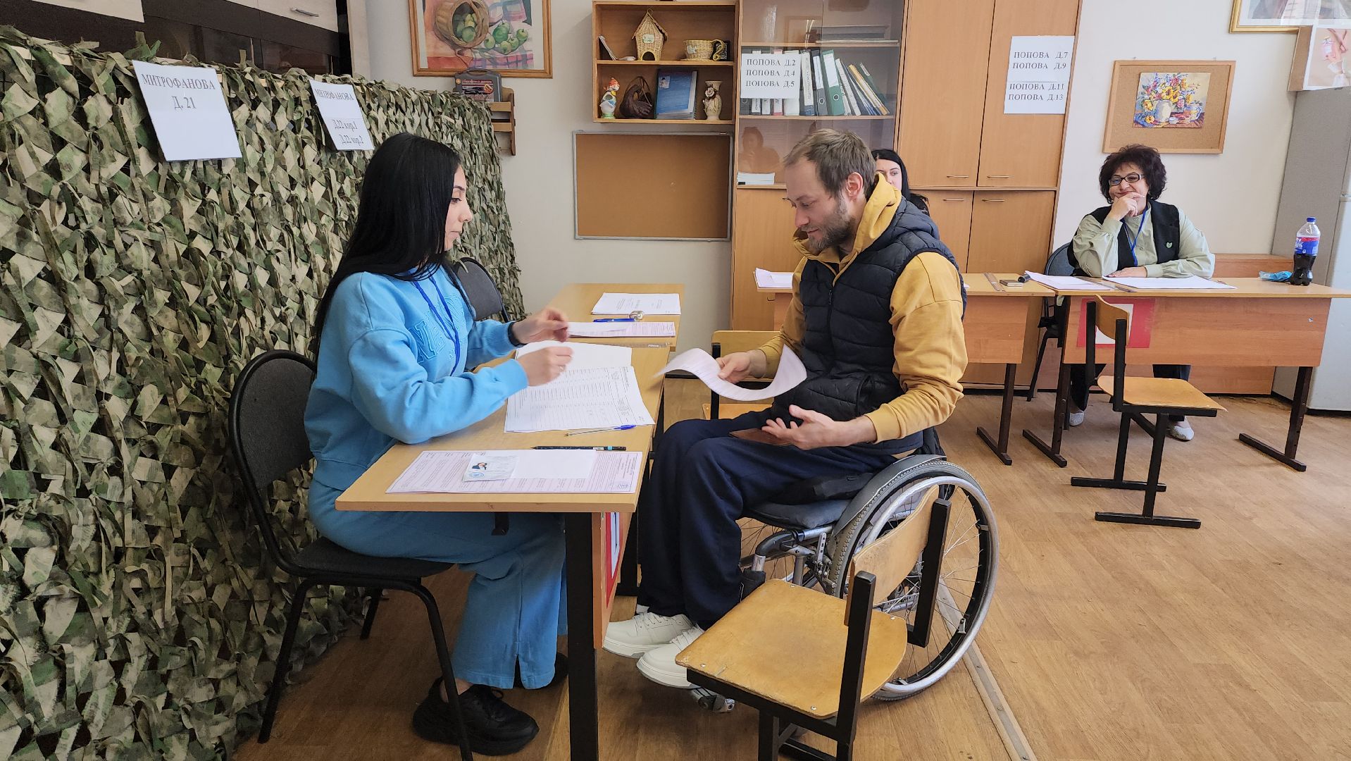 люберцы, выборы, спортсмен-колясочник,баскетбол, избирательный участок,