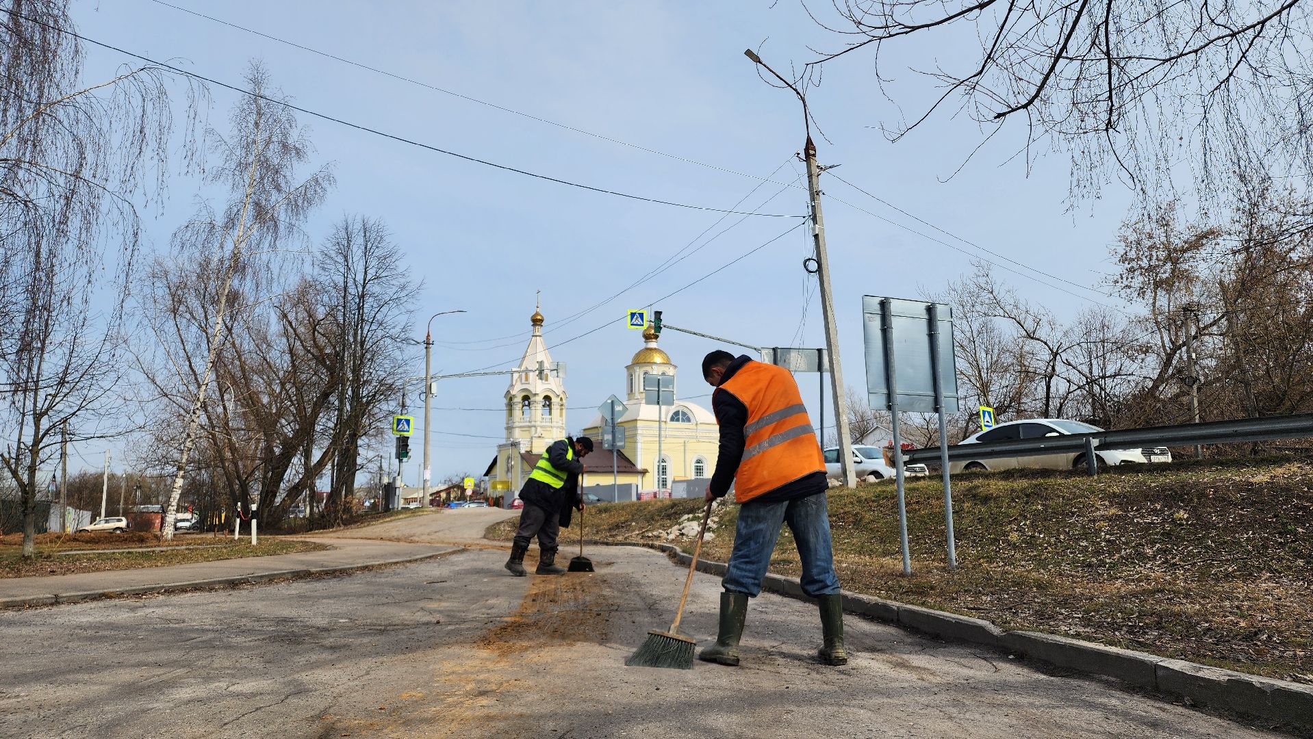 жкх, благоуйстройство, домодедово, подмосковье, субботник, весенняя уборка,