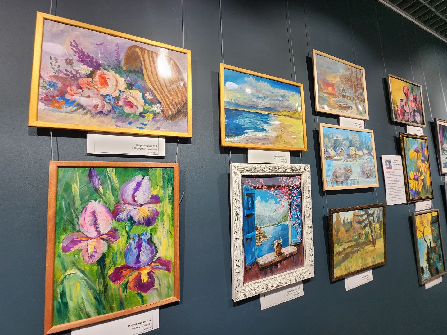 долгопрудный, дмитров, центральная модельная библиотека, активное долголетие, творчество без возраста, художественная выставка, пейзаж, библиотеки,