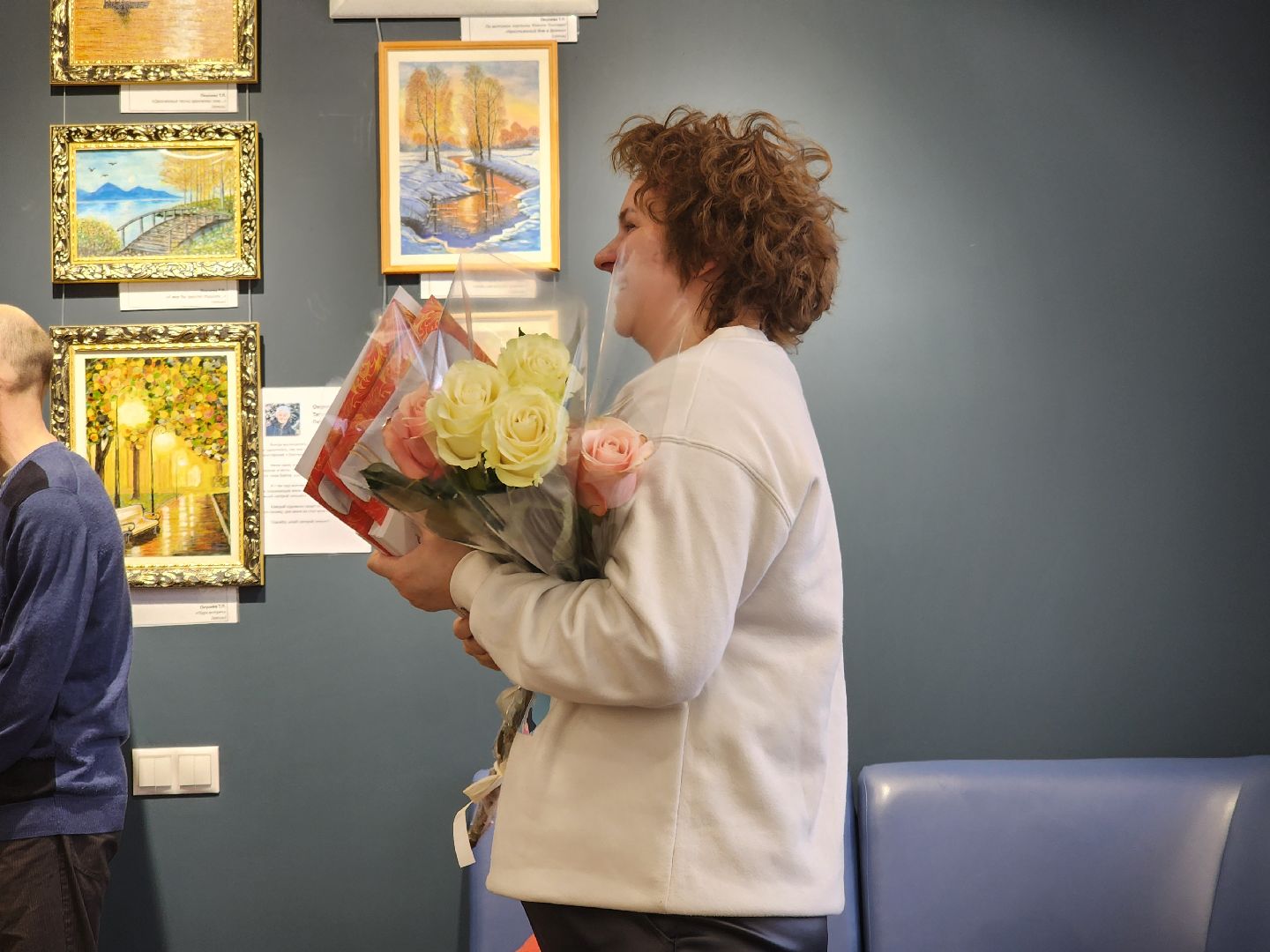 долгопрудный, дмитров, центральная модельная библиотека, активное долголетие, творчество без возраста, художественная выставка, пейзаж, библиотеки,