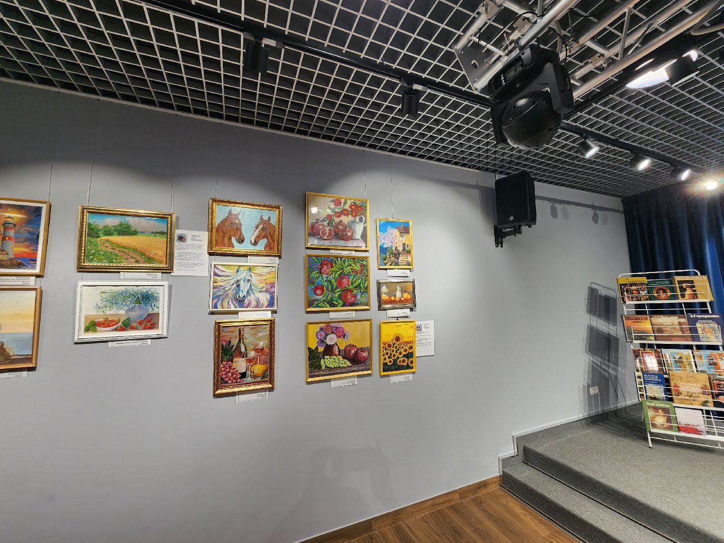 долгопрудный, дмитров, центральная модельная библиотека, активное долголетие, творчество без возраста, художественная выставка, пейзаж, библиотеки,