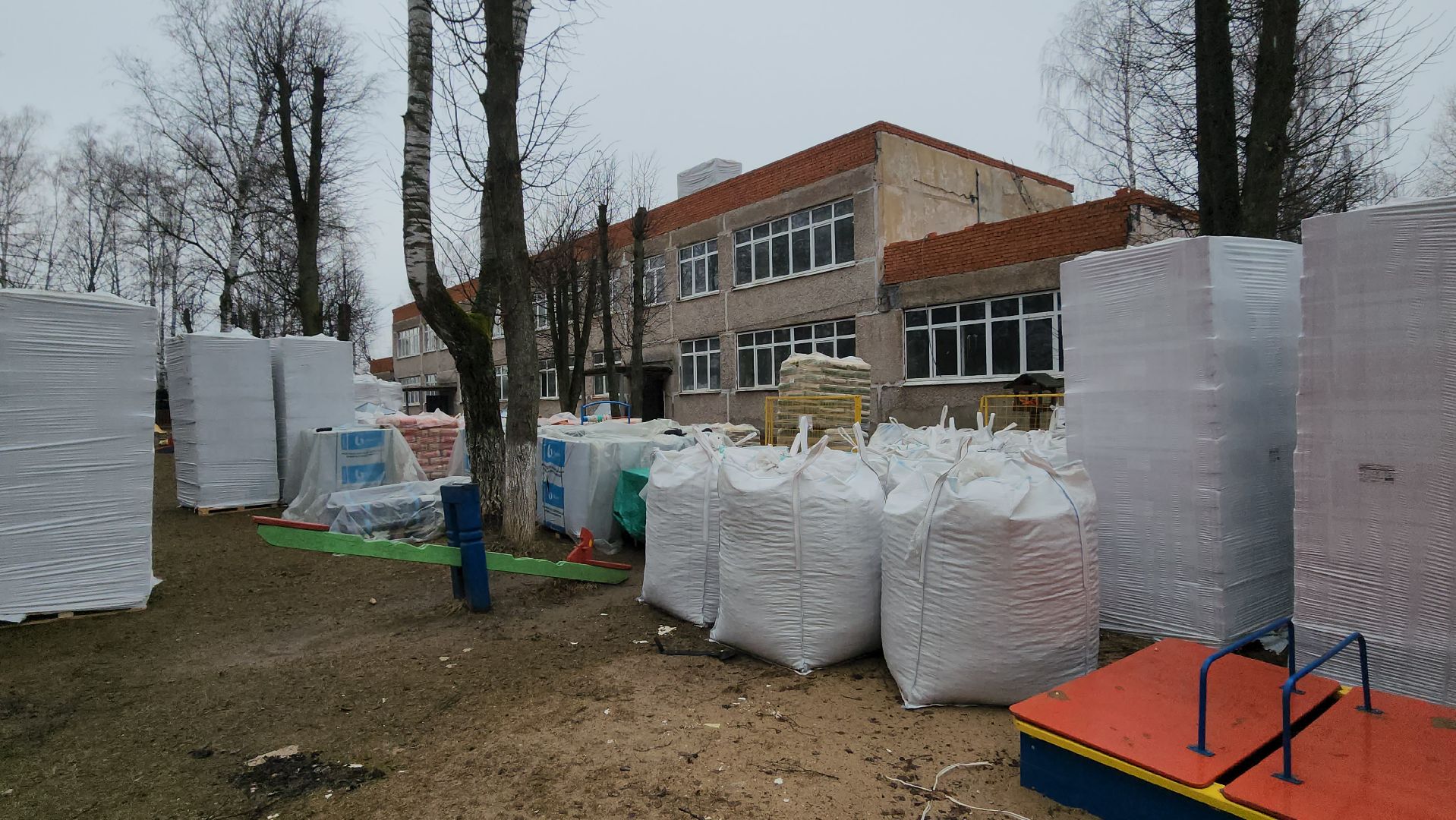 серпухов, деревня васильевское, детский сад василек, капитальный ремонт детского сада,