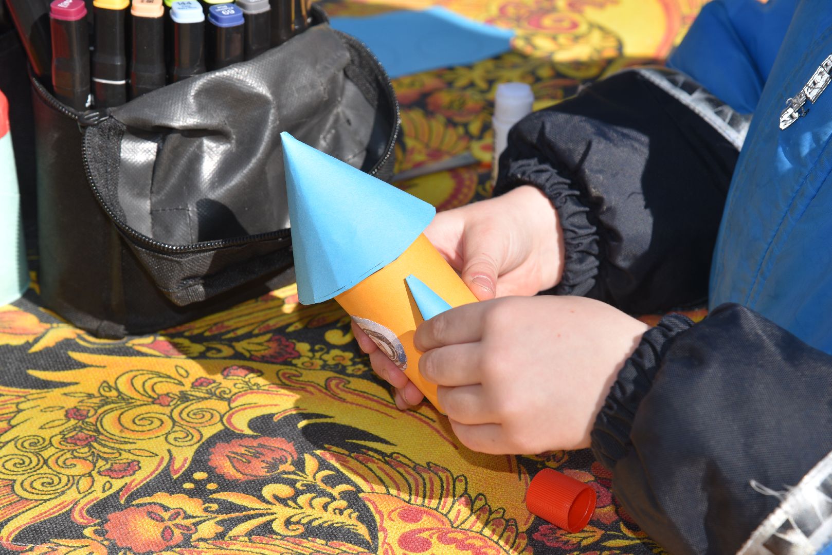 лотошино, лотошинский парк, день космонавтики, дети, мастер-класс,