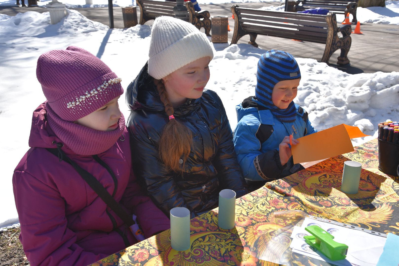 лотошино, лотошинский парк, день космонавтики, дети, мастер-класс,