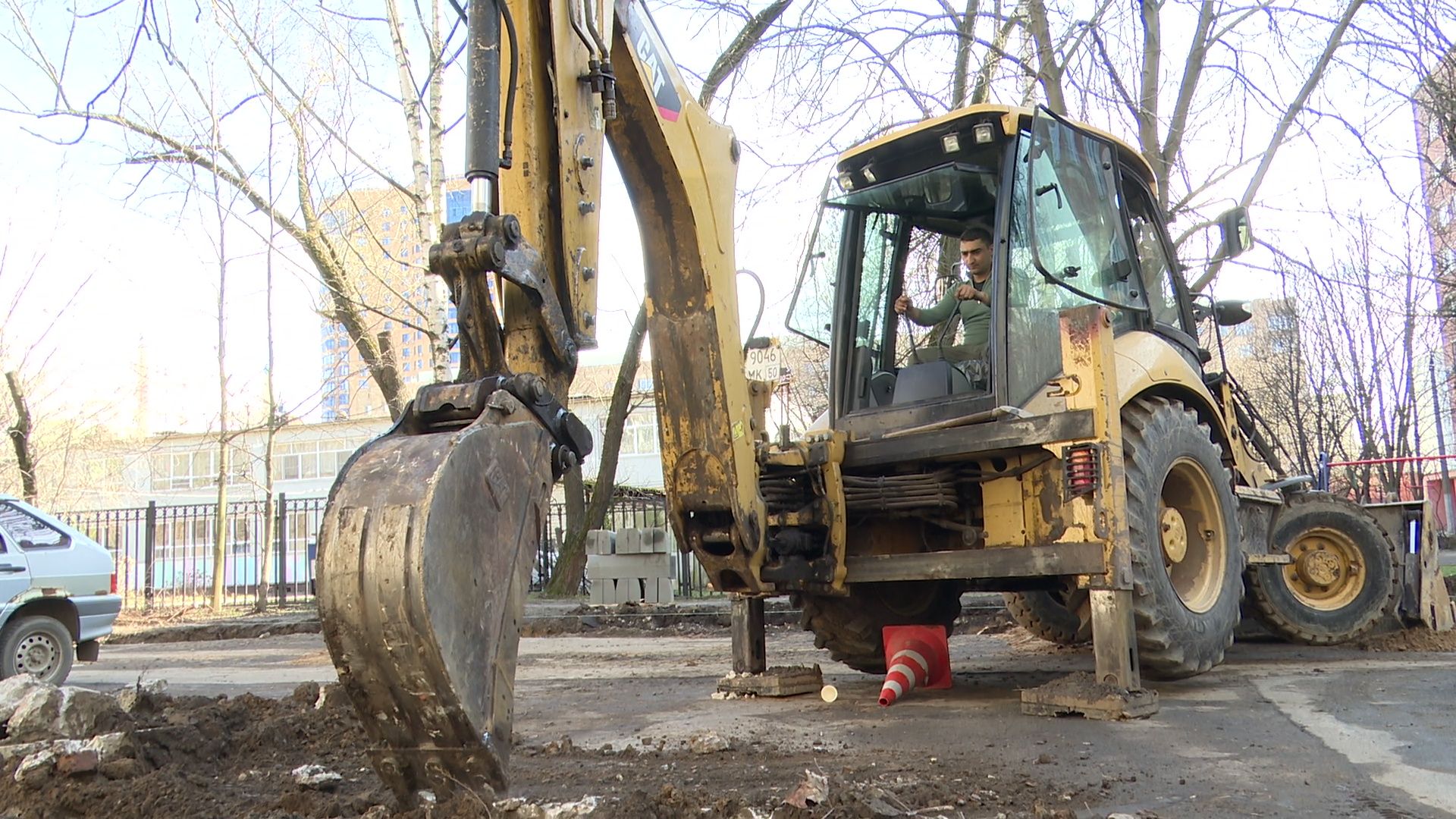 Реутов, благоустройство, дорога, парковка, бордюры,