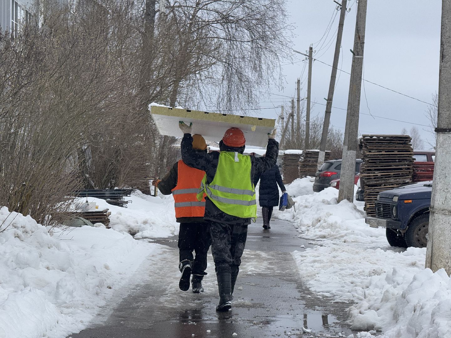 шаховская, облицовка дома, фасадные работы,
