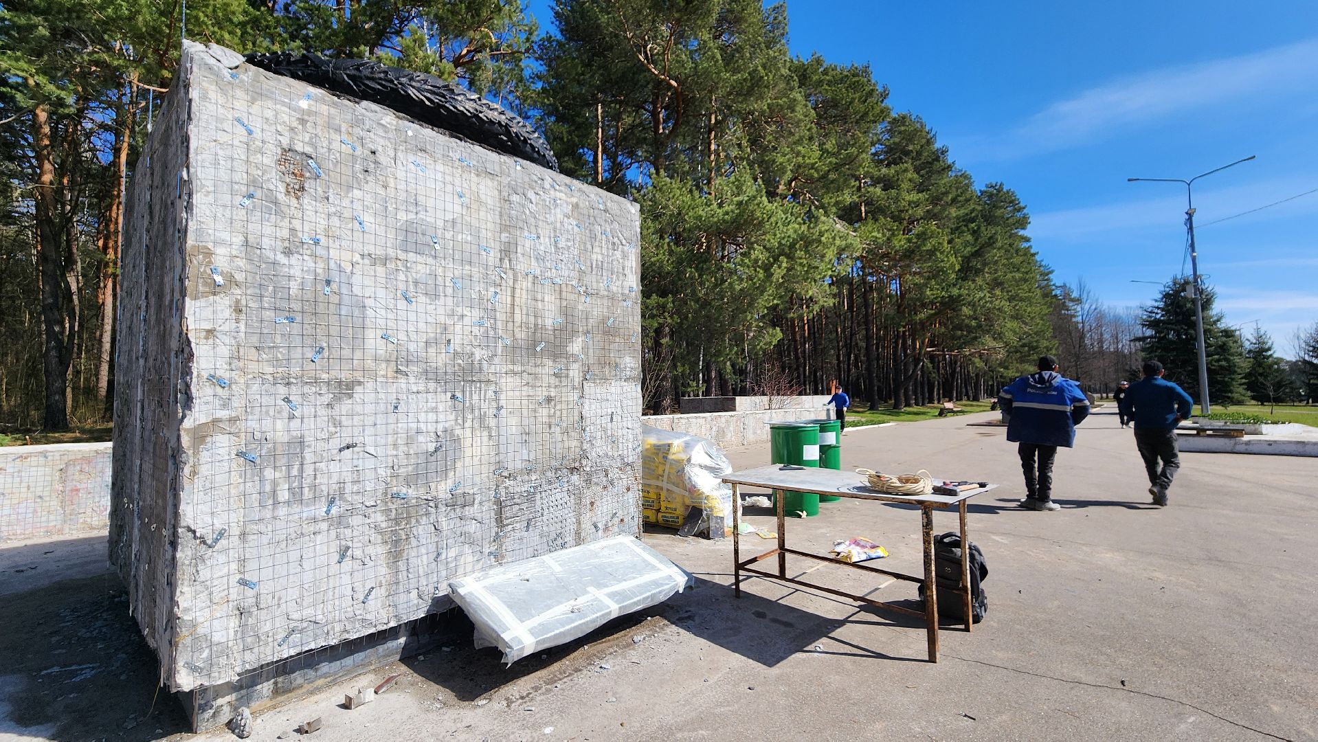 протвино,  реконструкция мемориала, рубеж обороны,