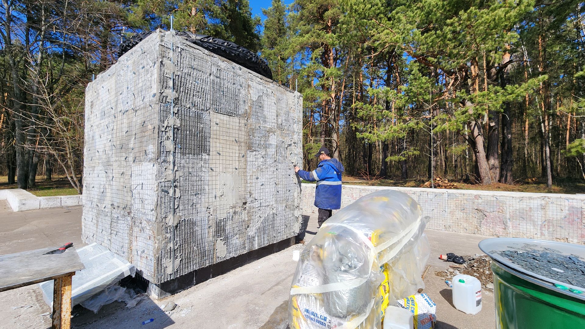 протвино,  реконструкция мемориала, рубеж обороны,