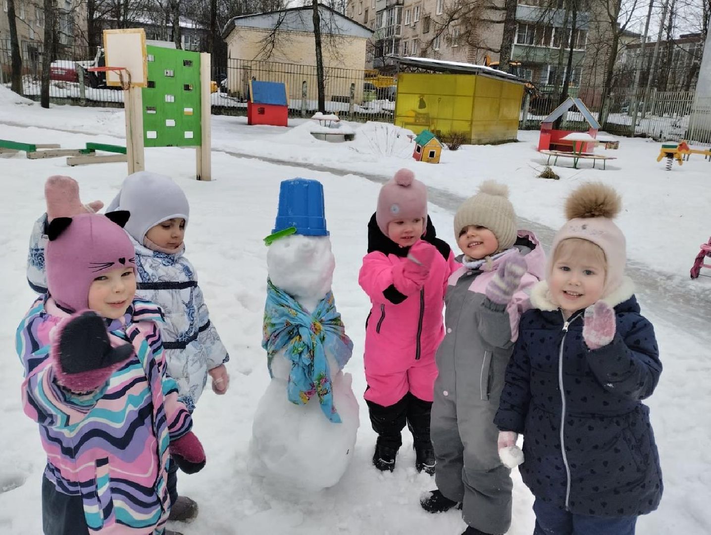красноармейск, городской округ пушкинский, апрельский снег, снеговички, дошкольное образование,