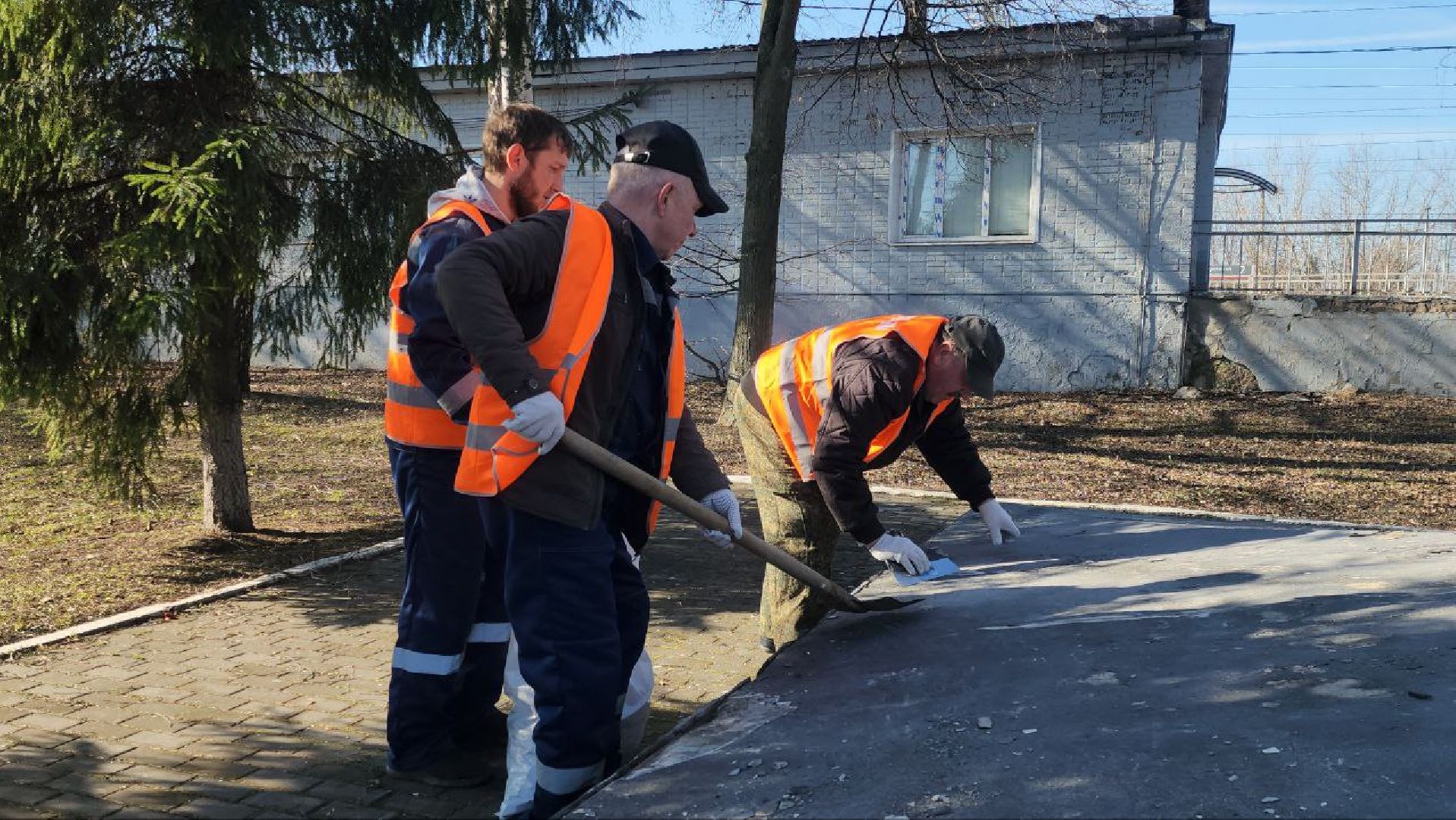 луховицы, ремонт памятника вов, фруктовая,