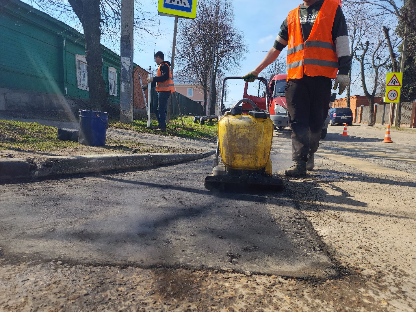 Зарайск, Ямочный ремонт, Дороги, Дороги Зарайска,