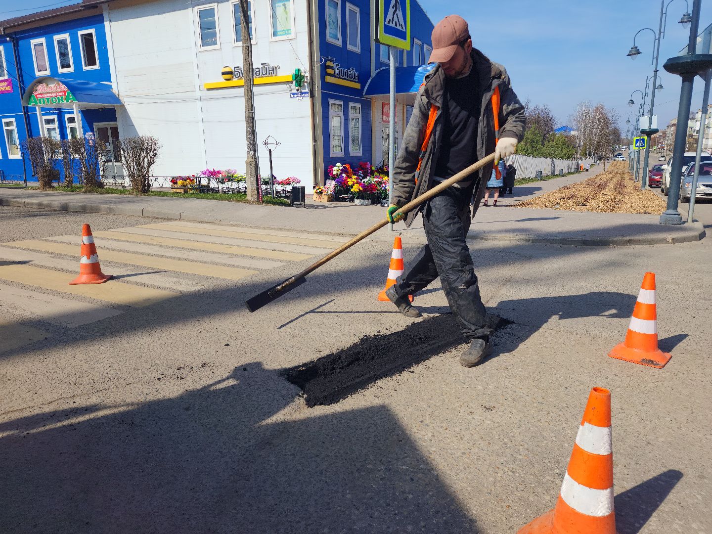 Зарайск, Ямочный ремонт, Дороги, Дороги Зарайска,