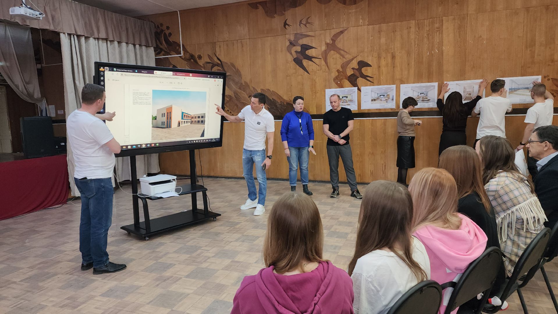 красноармейск, капремонт школы, школьное собрание, александр легков,