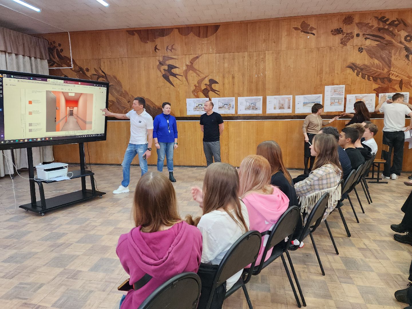 красноармейск, капремонт школы, школьное собрание, александр легков,