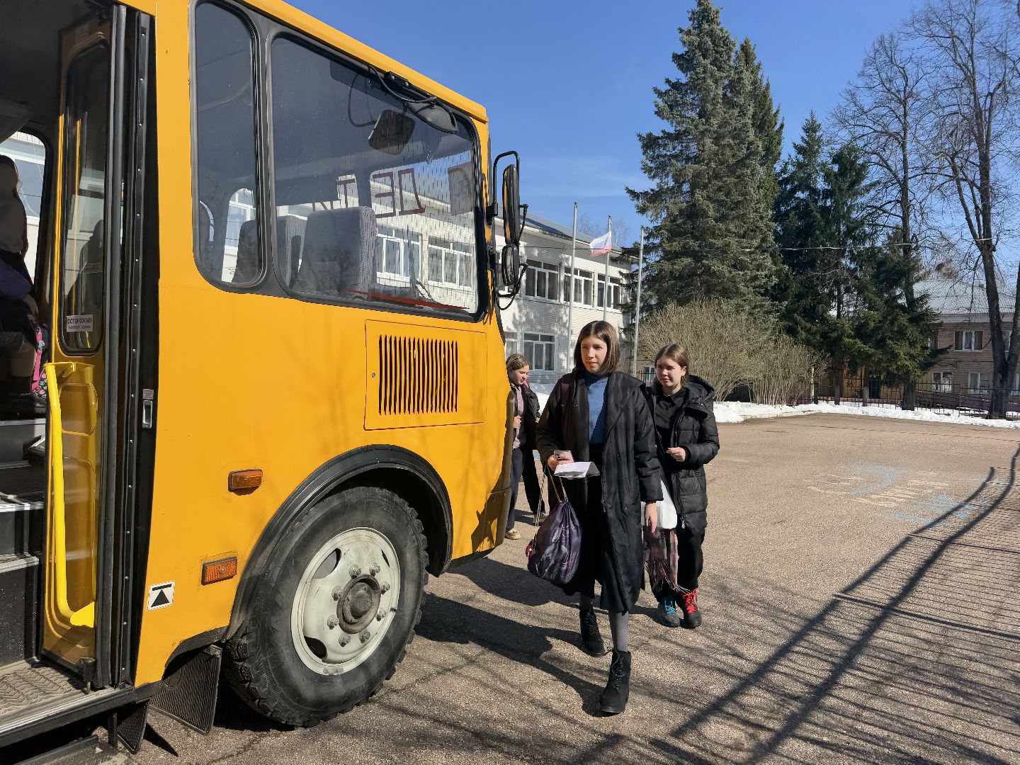 шаховская, новый автобус, новый школьный автобус,