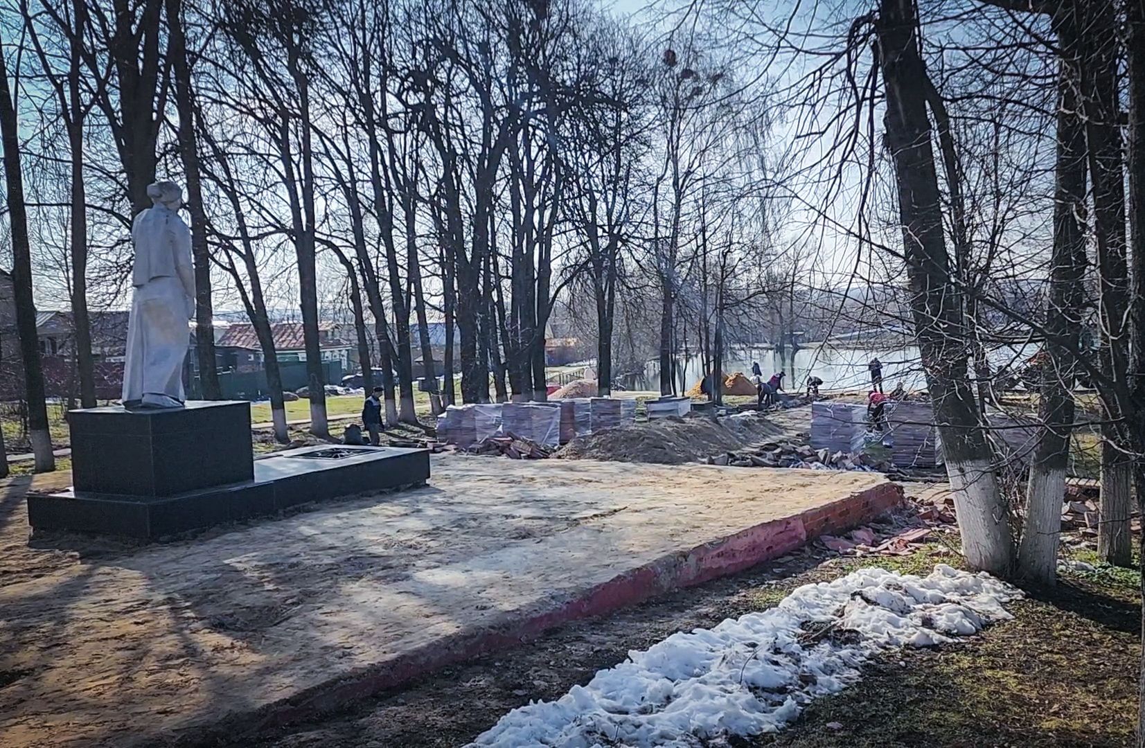 Раменский округ , Село Заворово , Реконструкция мемориала, Мемориал воинской славы ,