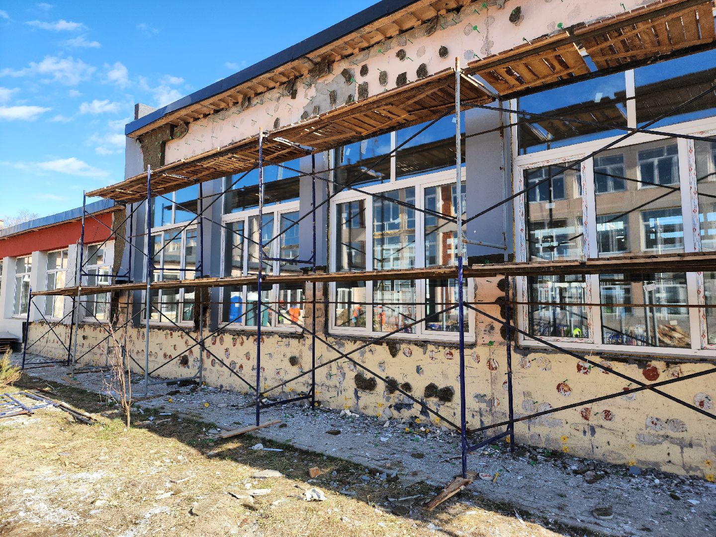 серпухов, улица джона рида, капитальный ремонт школ, школа 17,