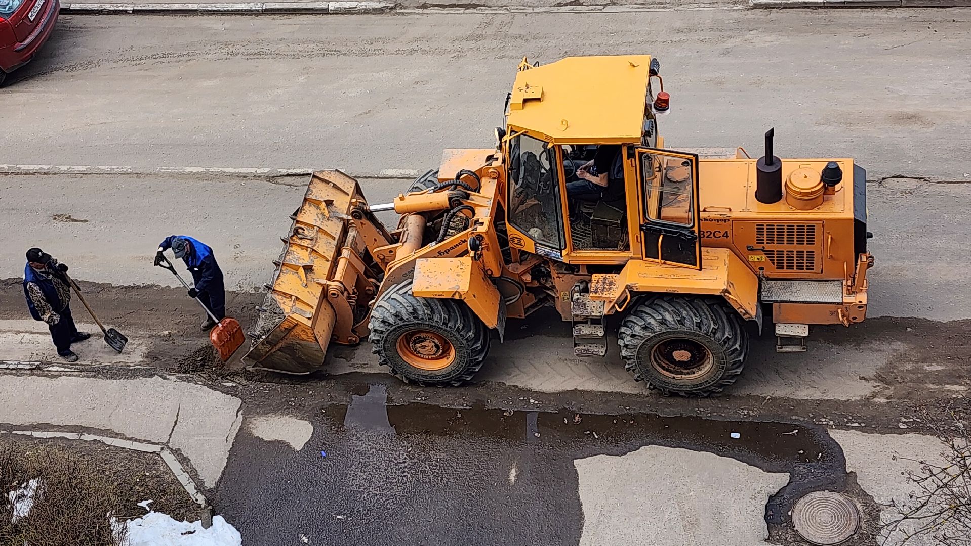 коммунальные службы, уборка улиц, месячник благоустройства, Старая Купавна, Богородский городской округ,