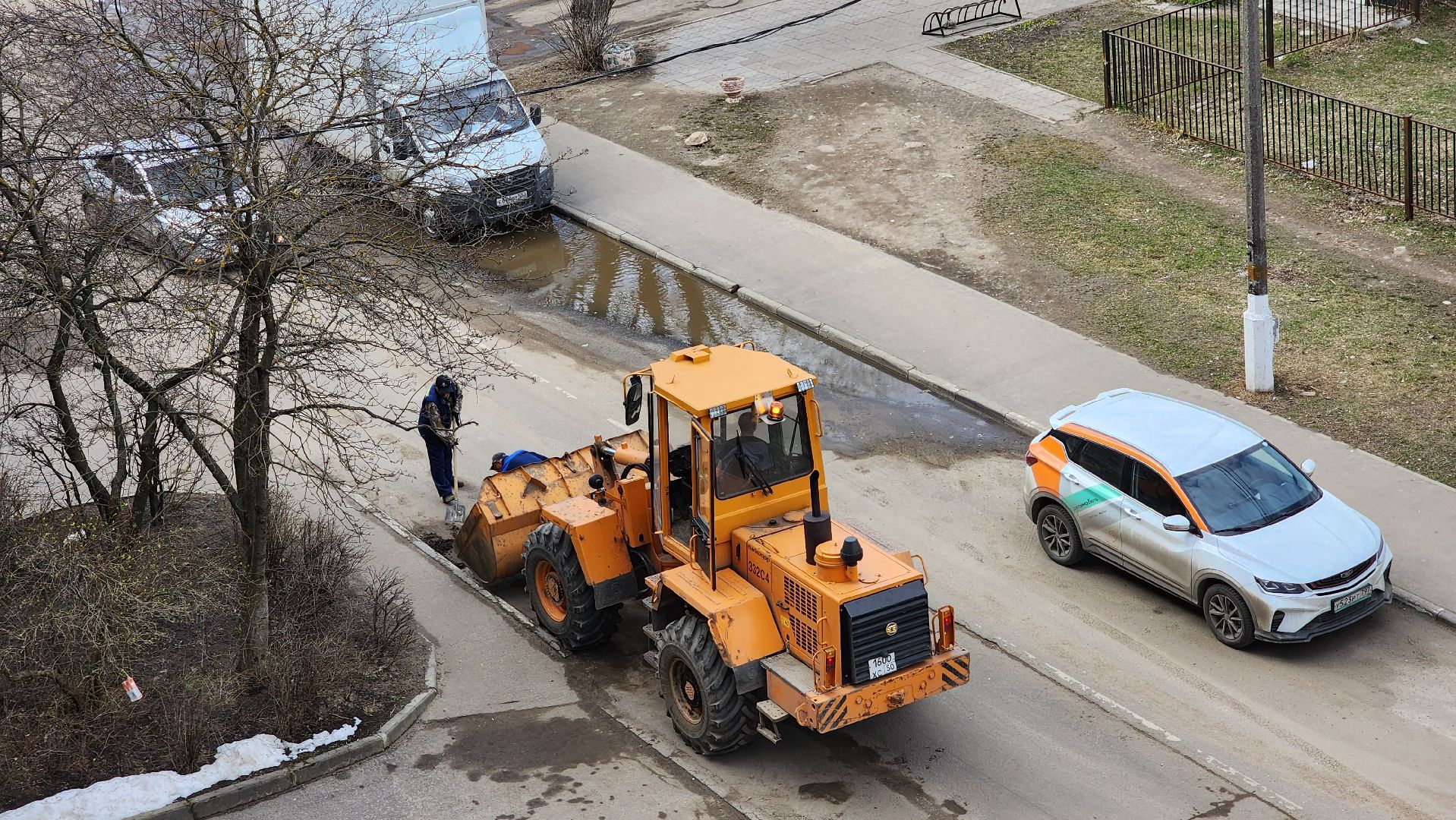коммунальные службы, уборка улиц, месячник благоустройства, Старая Купавна, Богородский городской округ,