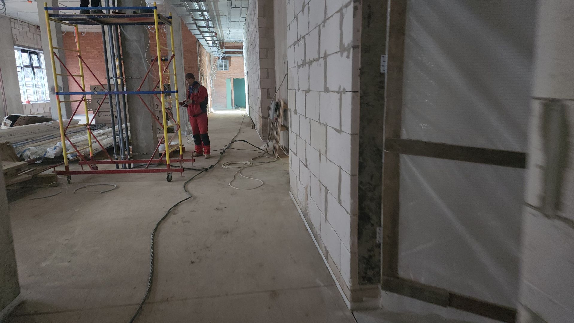 долгопрудный, строительство школ, гимназия 13, пристройка, внешние коммуникации,