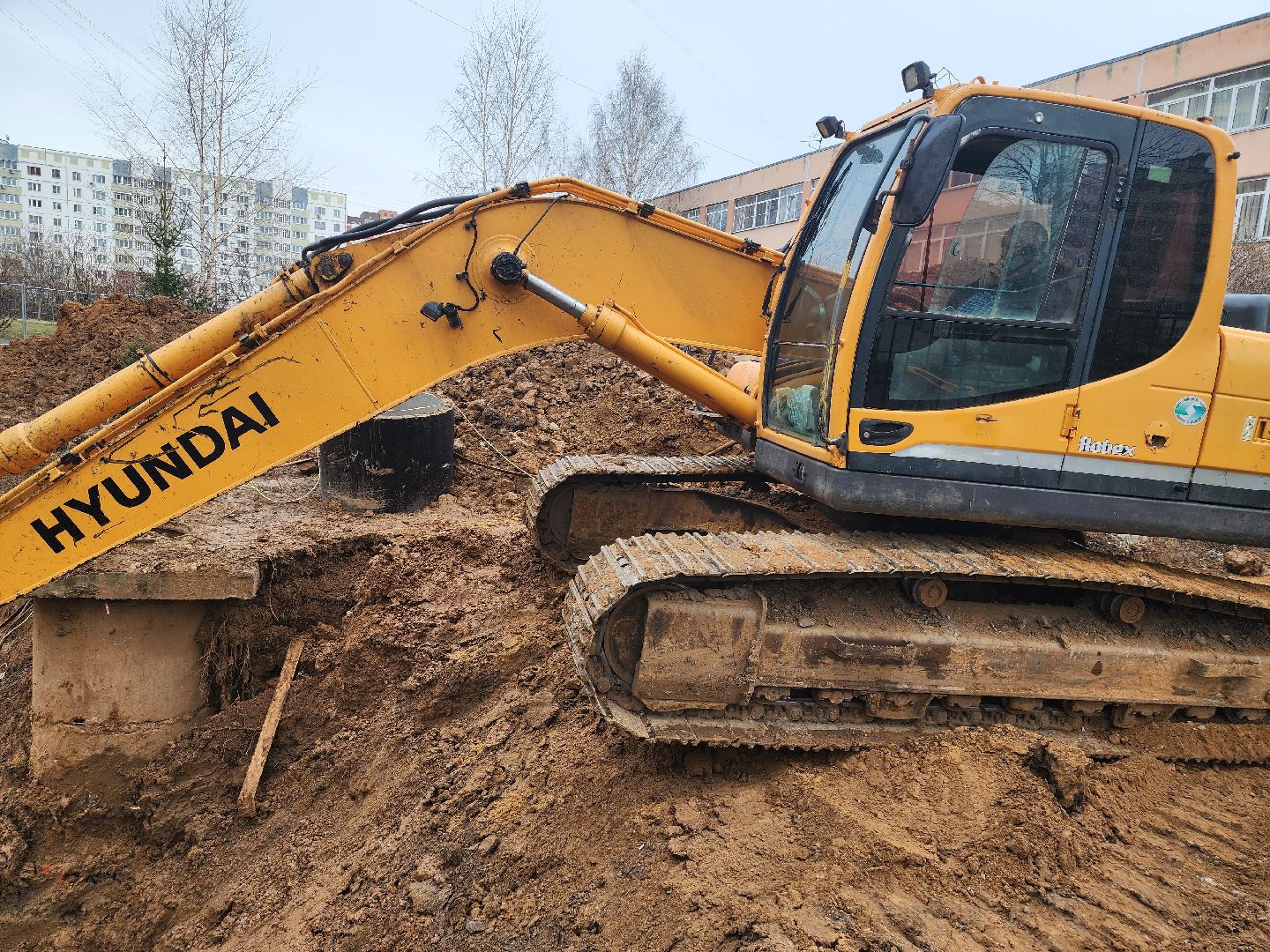 долгопрудный, строительство школ, гимназия 13, пристройка, внешние коммуникации,