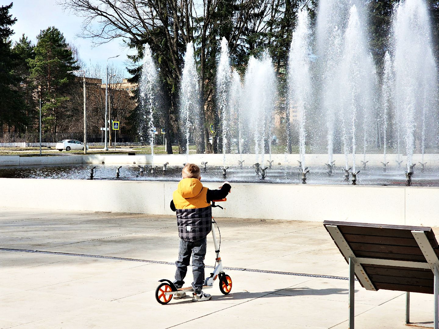пущино, серпухов, фонтан , благоуствойство,
