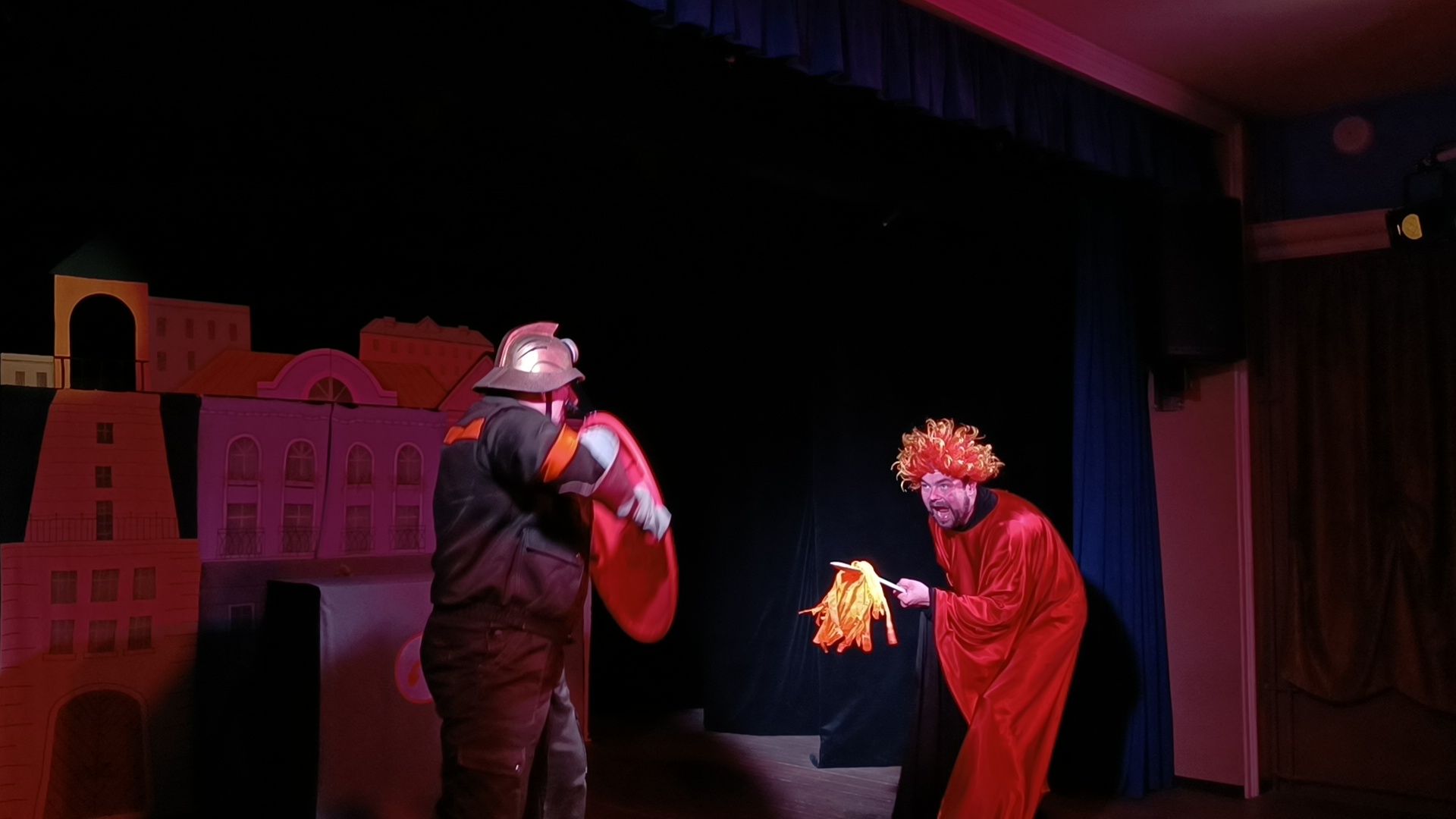 пожарная безопасность, спектакль, лобня,