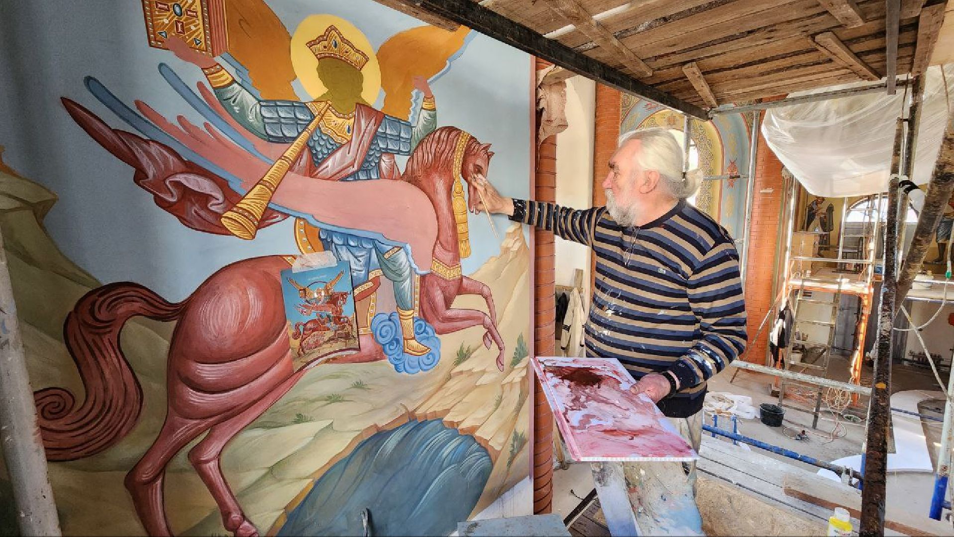 Дмитров, Мастерская Валерия Гришанова, Храм Георгия Победоносца, День Победы,