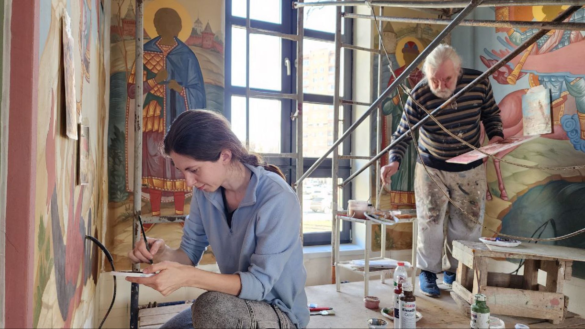 Дмитров, Мастерская Валерия Гришанова, Храм Георгия Победоносца, День Победы,