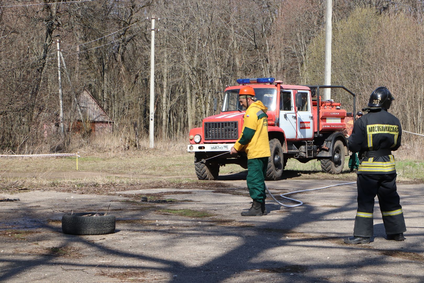 серебряные пруды, лесничество, тактико-специальные учения,