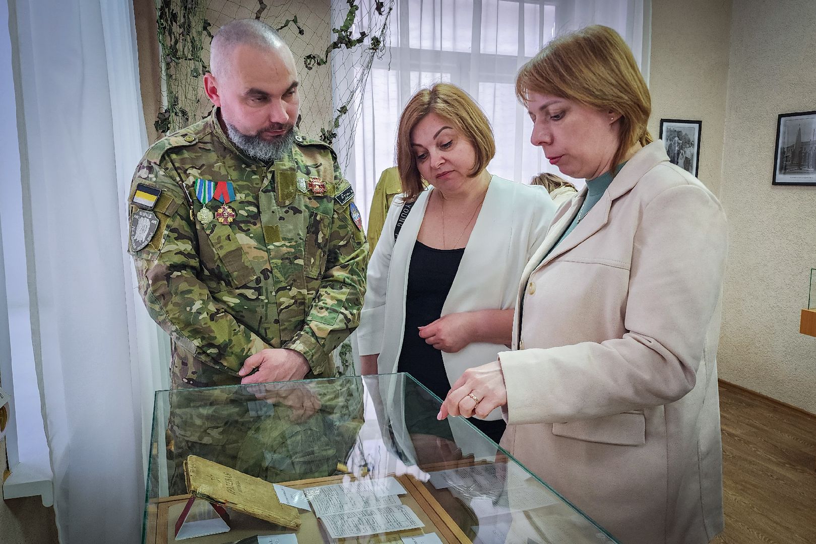 Бронницы , музей истории города бронницы, Открытие выставки ВОВ,