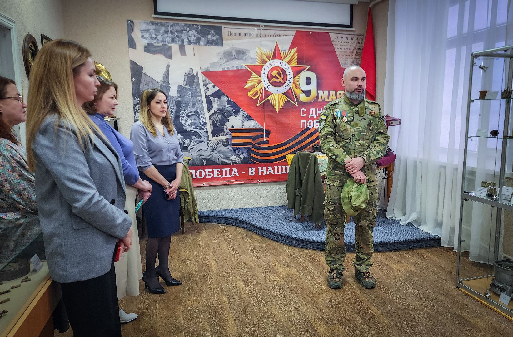 Бронницы , музей истории города бронницы, Открытие выставки ВОВ,