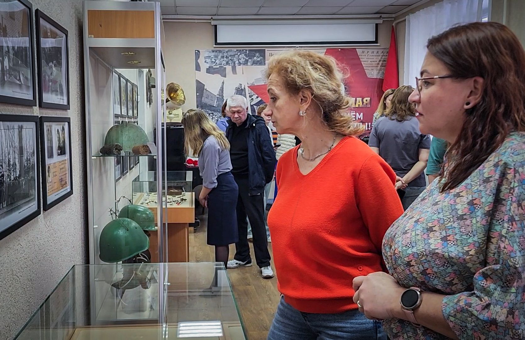 Бронницы , музей истории города бронницы, Открытие выставки ВОВ,