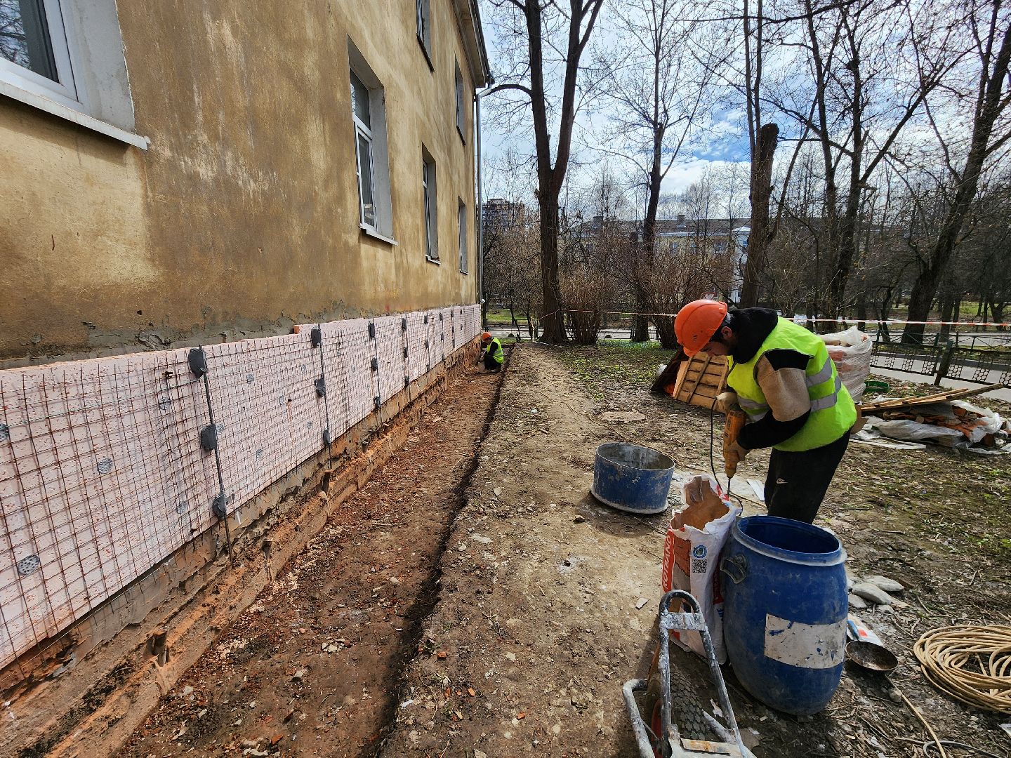 Чехов, улица Ильича 33, капремонт фундамента, капитальный ремонт цоколя, отмостка, реконструкция, укрепление и усиление фундамента, теплоизоляция, гидроизоляция, фонд капремонта московской области,