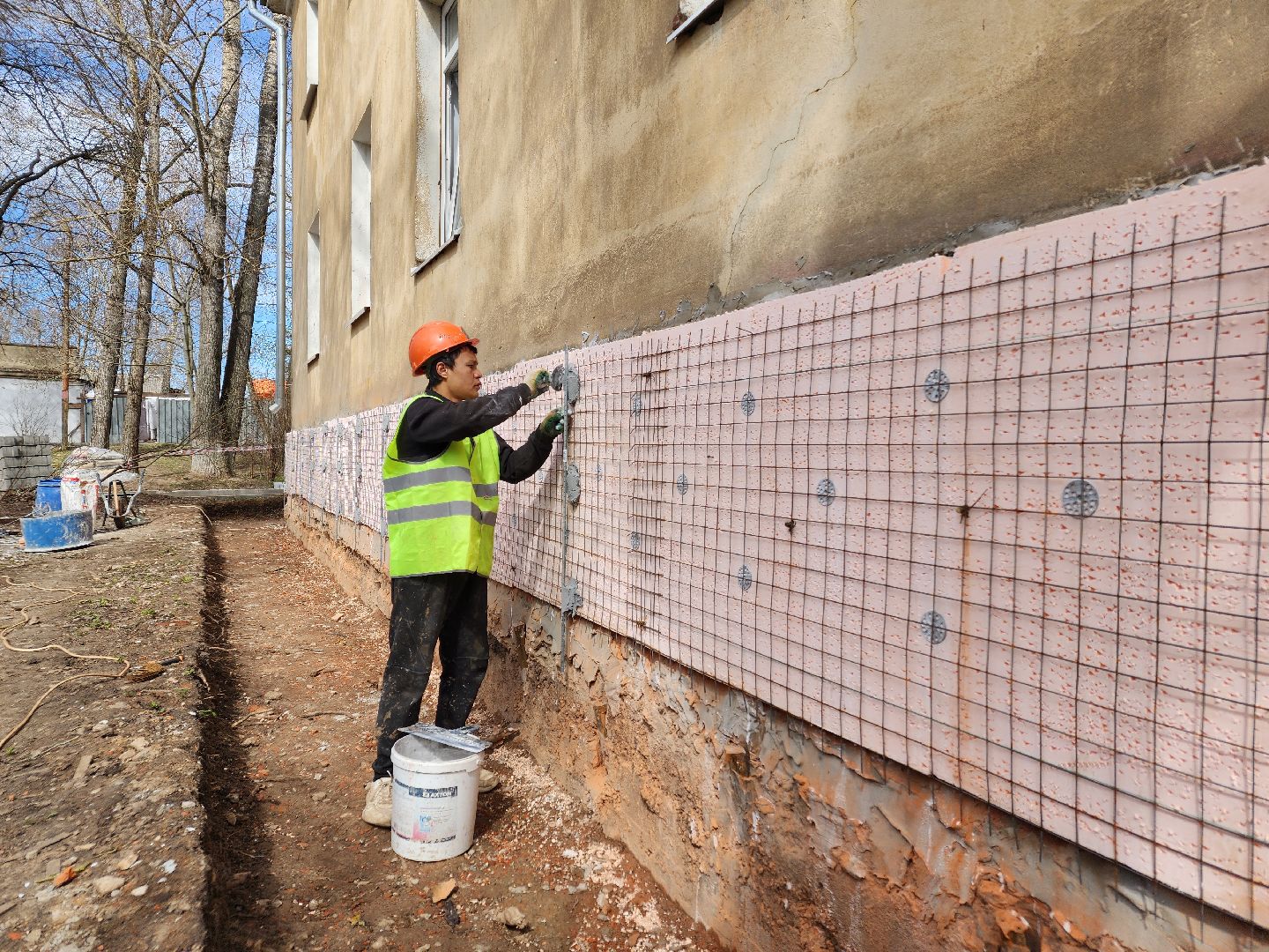 Чехов, улица Ильича 33, капремонт фундамента, капитальный ремонт цоколя, отмостка, реконструкция, укрепление и усиление фундамента, теплоизоляция, гидроизоляция, фонд капремонта московской области,