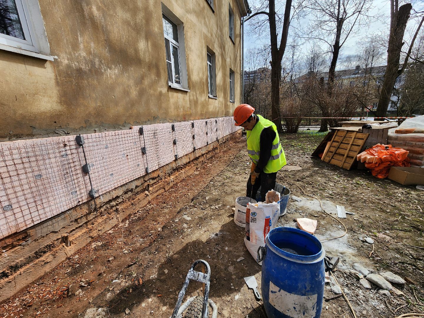 Чехов, улица Ильича 33, капремонт фундамента, капитальный ремонт цоколя, отмостка, реконструкция, укрепление и усиление фундамента, теплоизоляция, гидроизоляция, фонд капремонта московской области,