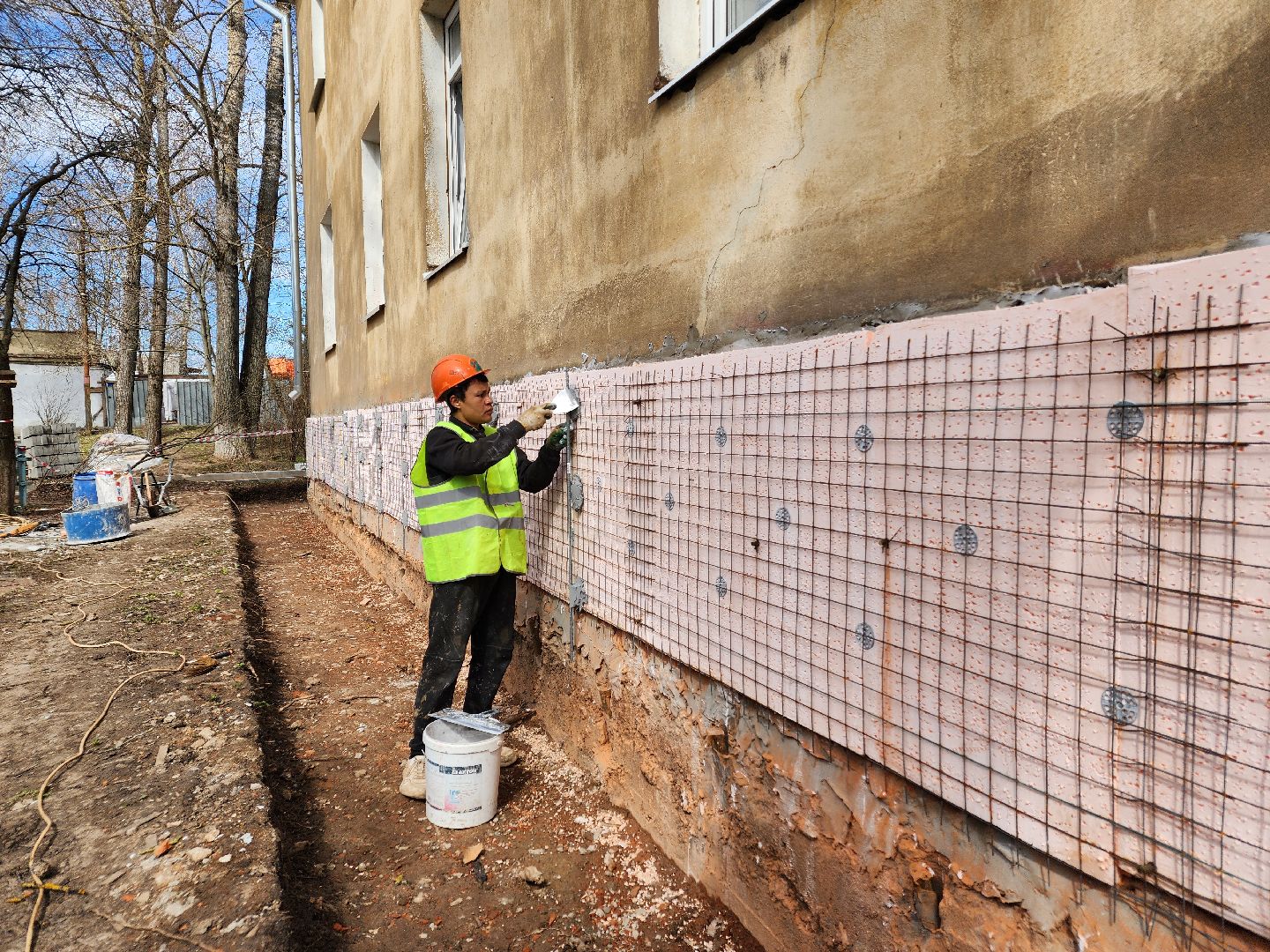 Чехов, улица Ильича 33, капремонт фундамента, капитальный ремонт цоколя, отмостка, реконструкция, укрепление и усиление фундамента, теплоизоляция, гидроизоляция, фонд капремонта московской области,