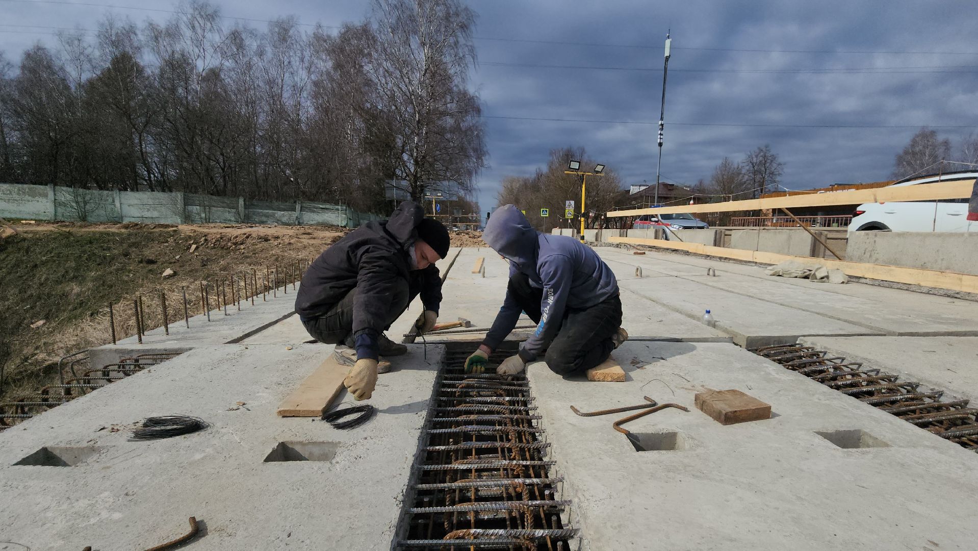 волоколамск, ремонт путепровода, дороги подмосковья,