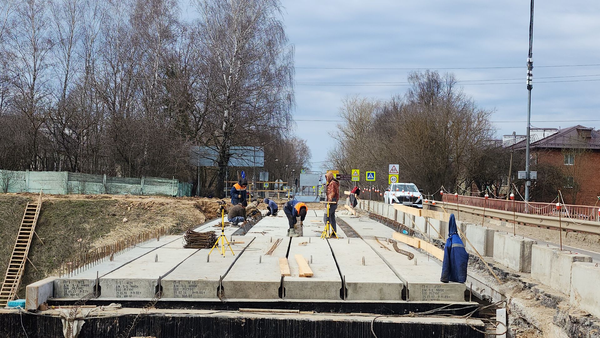 волоколамск, ремонт путепровода, дороги подмосковья,