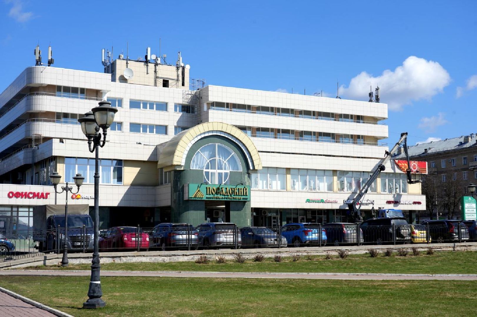 день победы, сергиев посад ,  9 мая, сергиево-посадский городской округ, украшения , праздник , благоустройство ,