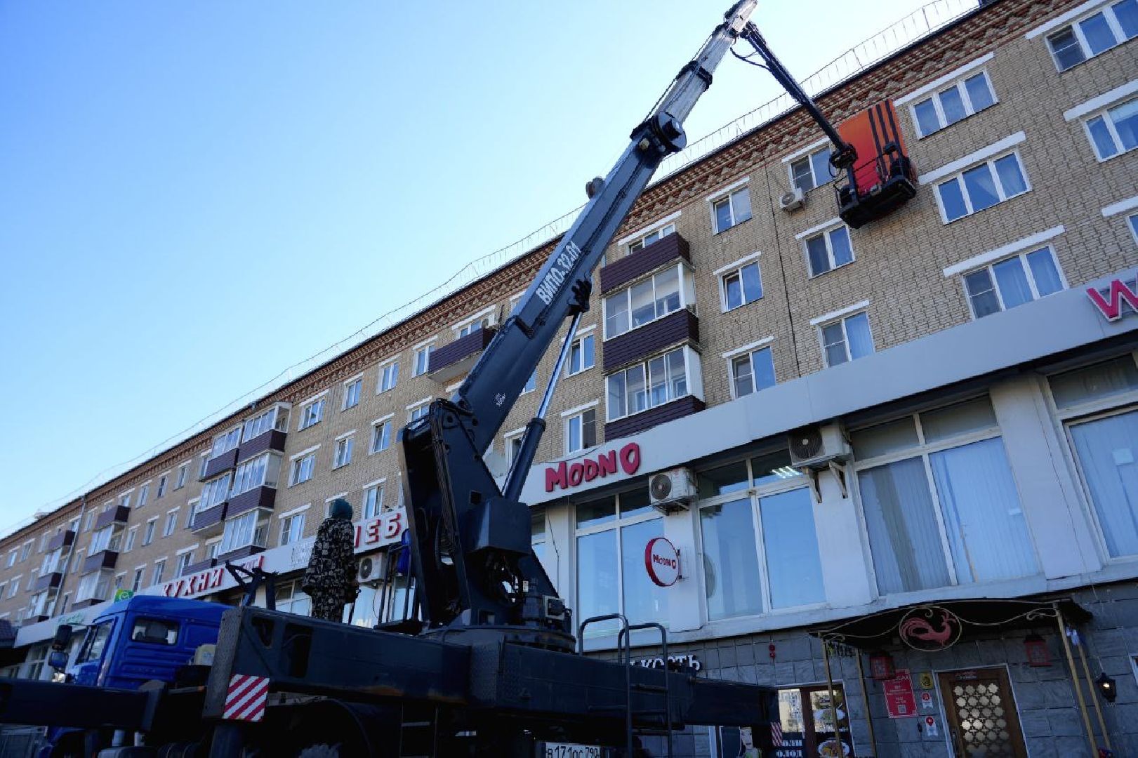 день победы, сергиев посад ,  9 мая, сергиево-посадский городской округ, украшения , праздник , благоустройство ,