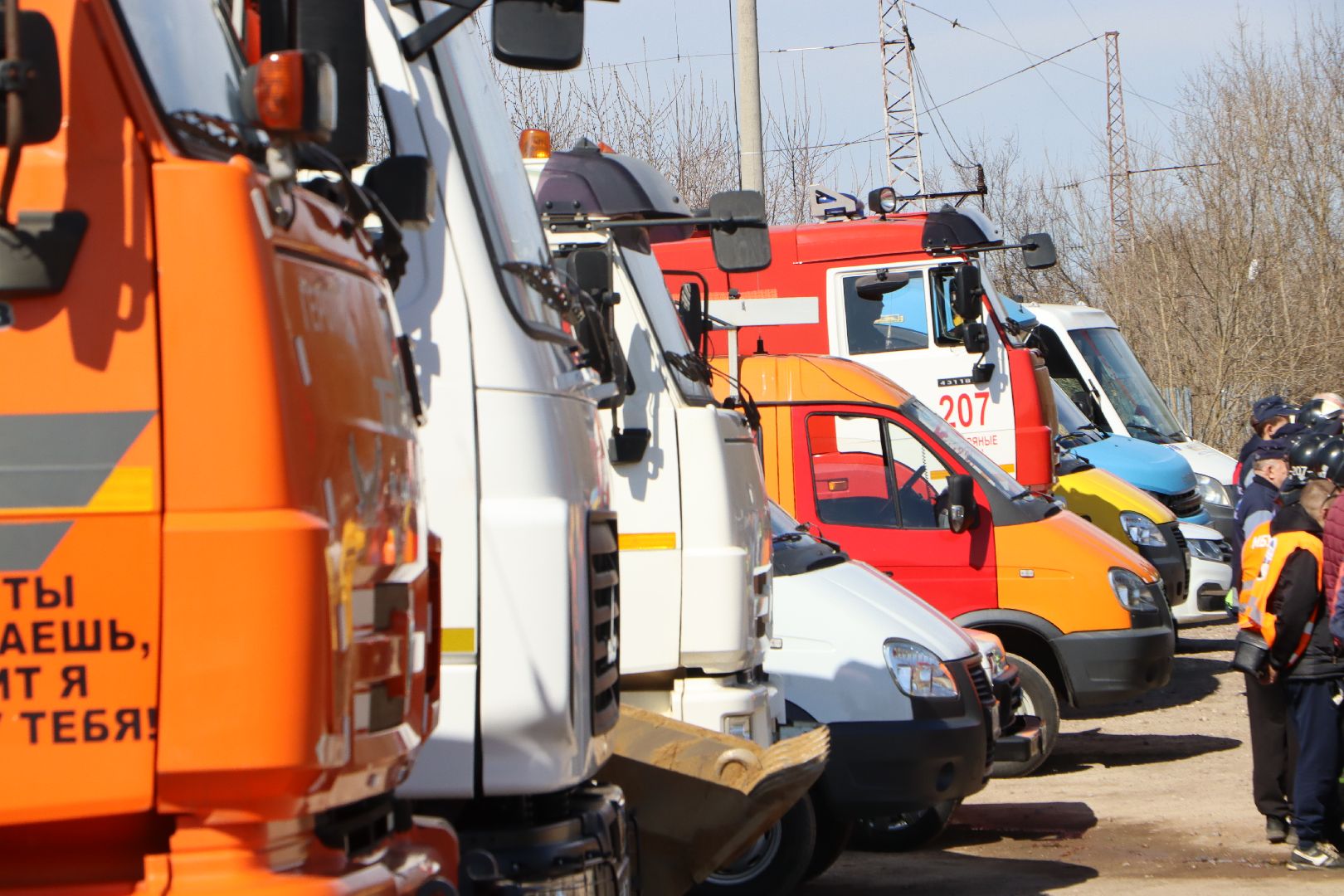 серебряные пруды,  пожароопасный сезон 2025, смотр техники,