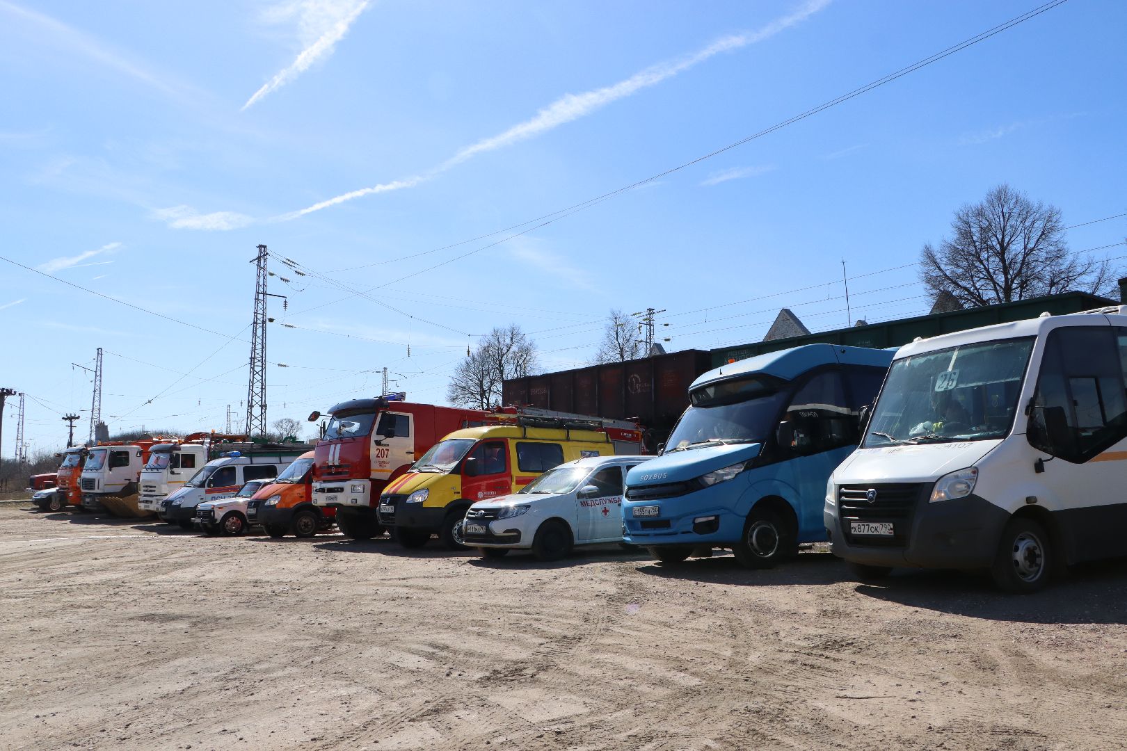 серебряные пруды,  пожароопасный сезон 2025, смотр техники,