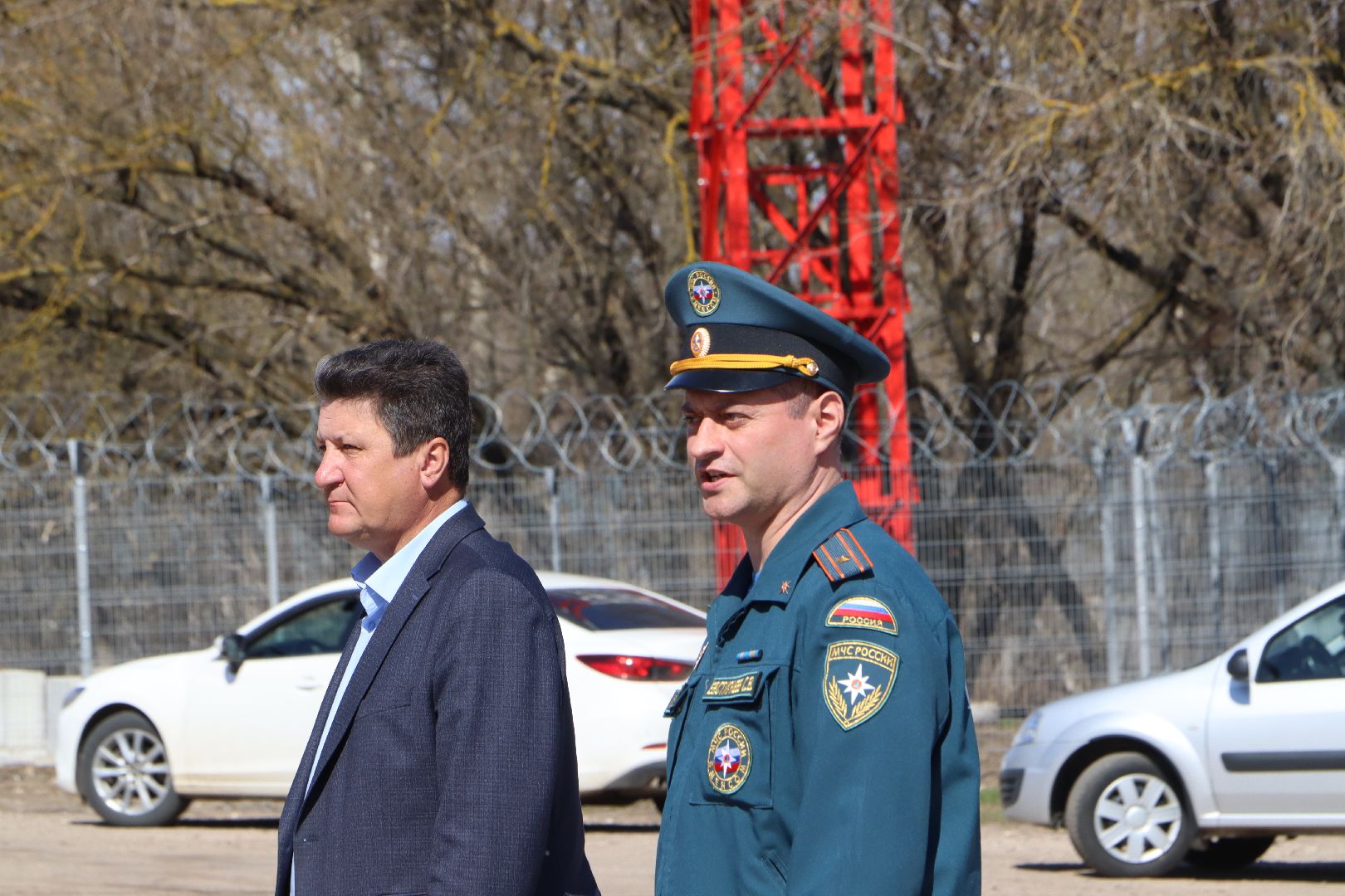 серебряные пруды,  пожароопасный сезон 2025, смотр техники,