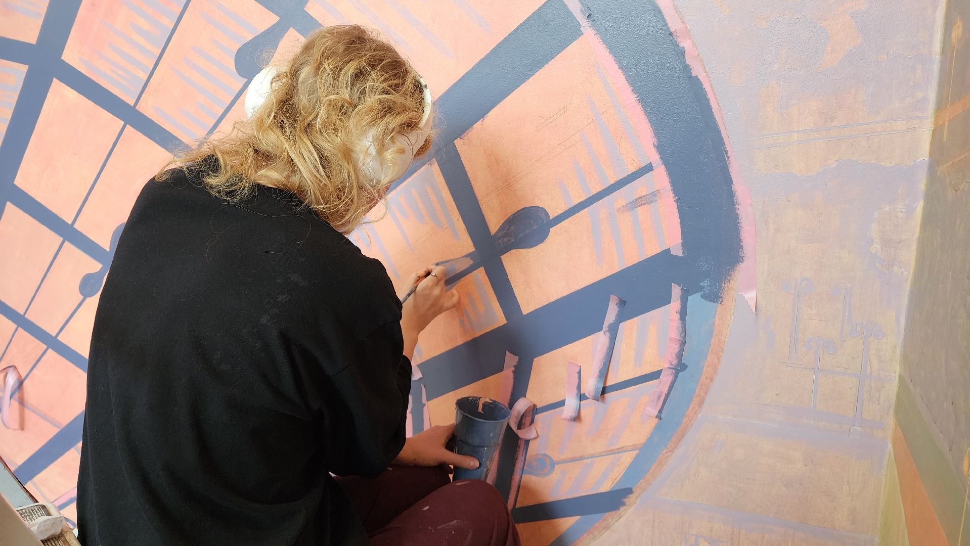 монументальная живопись, роспись стен, Лобня, Авиатика,